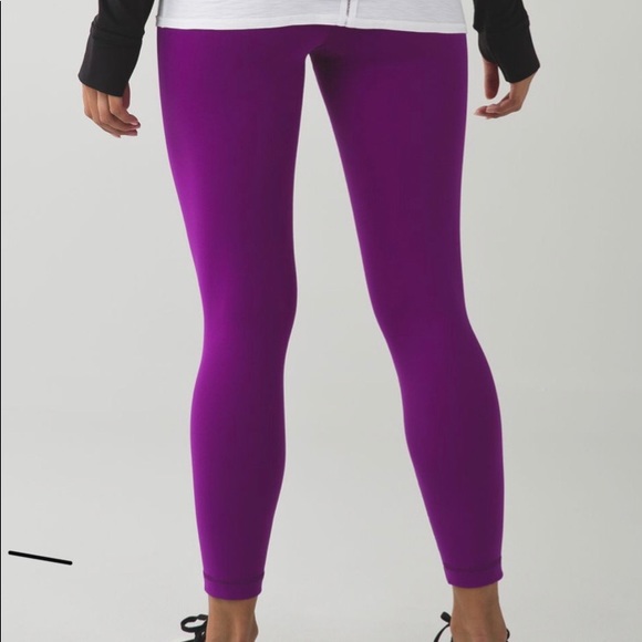 SOLD- Lululemon High Times Tender Violet Leggings - Picture 6 of 6